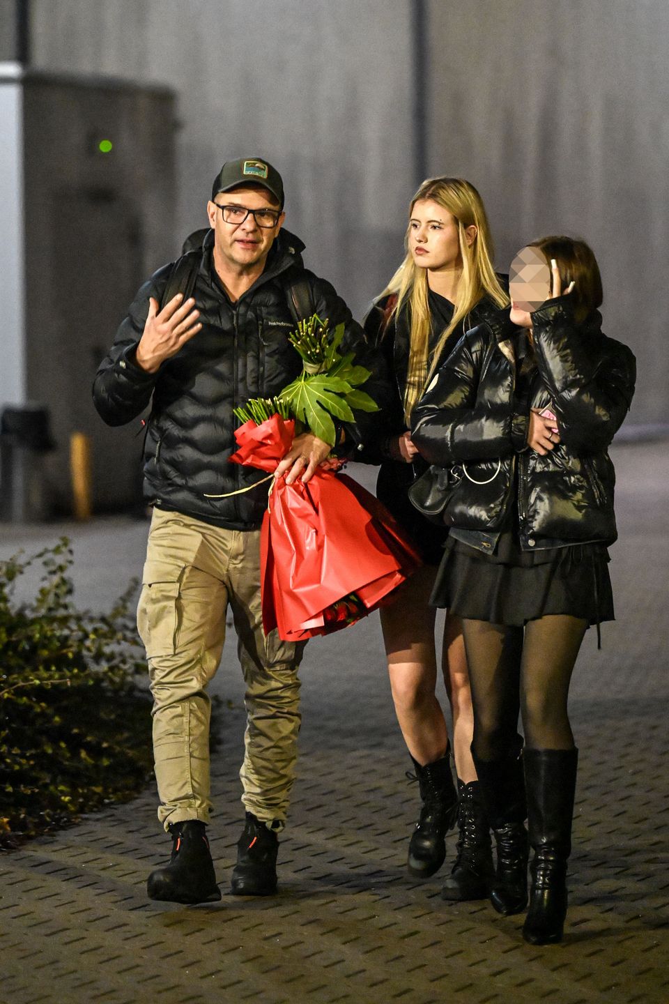 Tomasz Karolak z córką
