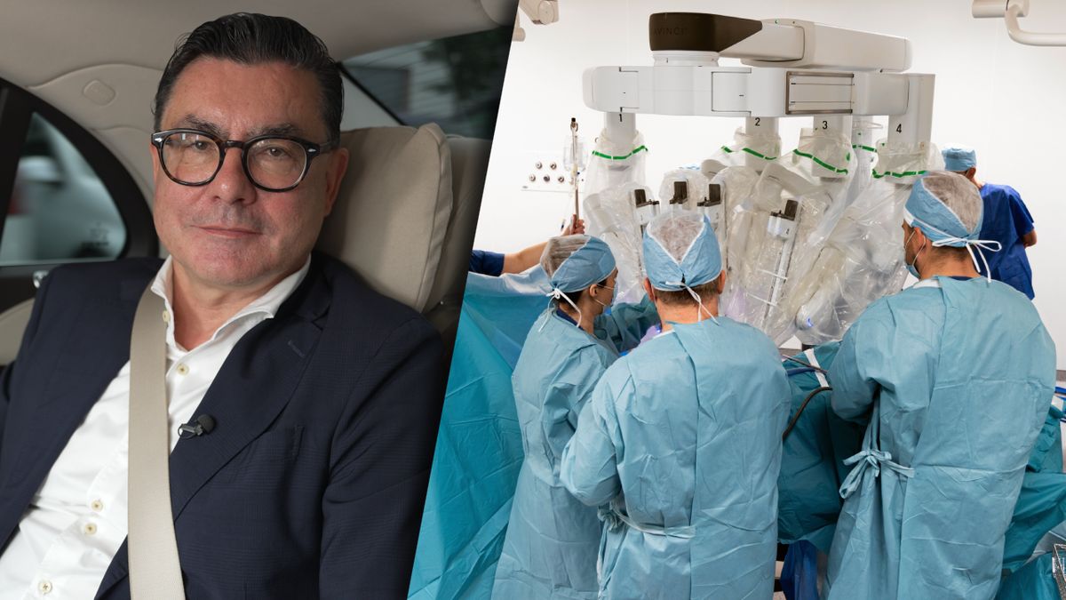 Na zdjęciu po prawej: pierwsza operacja przy użyciu robota Da vinci w Lublinie