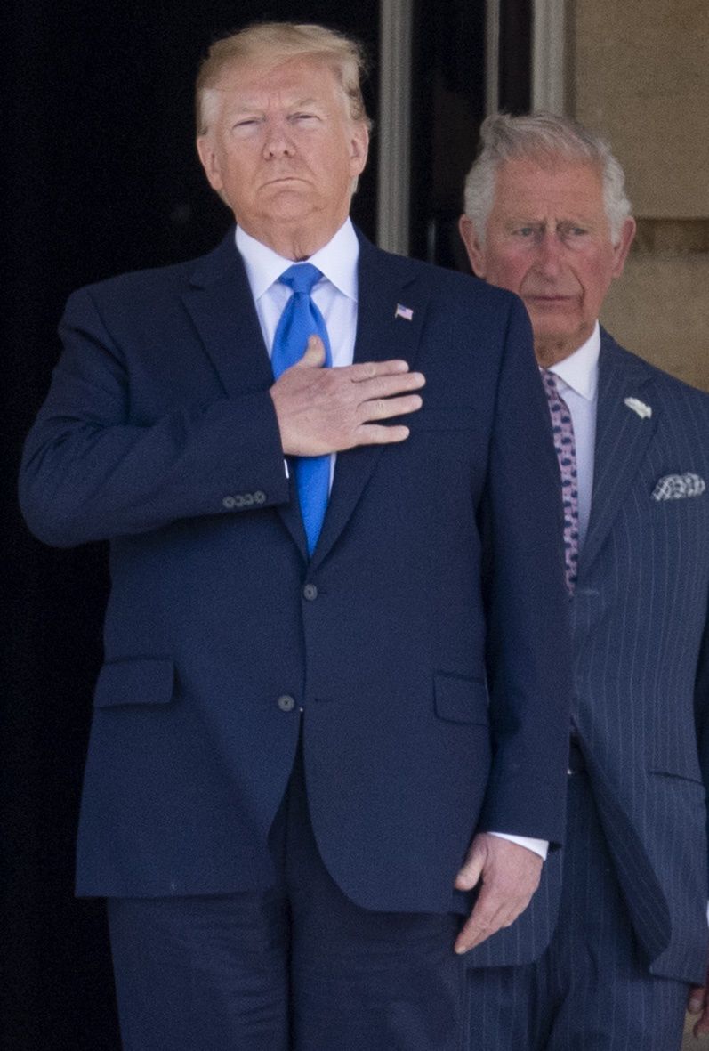 Donald Trump i król Karol III