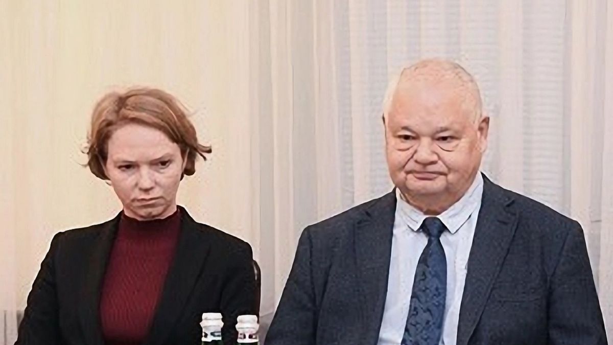 Marta Kightley i Adam Glapiński
