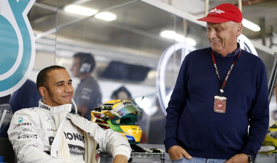 Niki Lauda i Lewis Hamilton