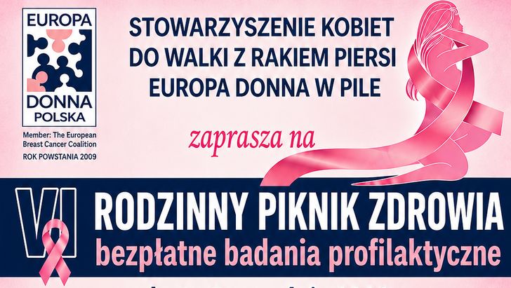 Bezpłatne badania i konsultacje w Pile. VI Rodzinny Piknik Zdrowia już 5 września
