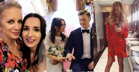 Marzena Rogalska i Marcelina Zawadzka bawią się na ślubie youtuberki (FOTO)