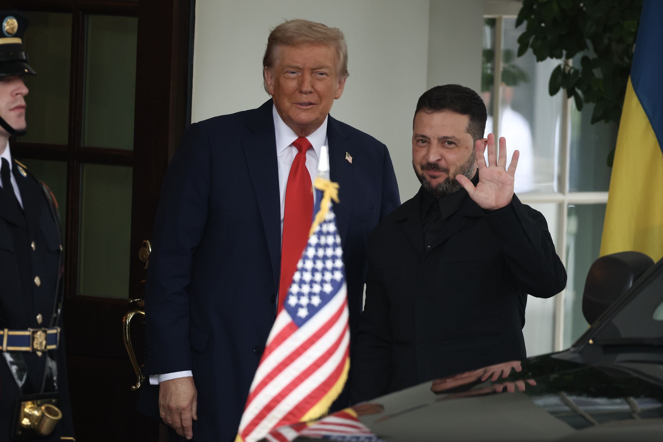 Donald Trump i Wołodymyr Zełenski