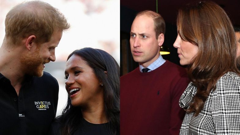 Meghan Markle i książę Harry, Kate Middleton i książę William