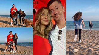 U Lewandowskich czas dla rodziny. Ania pokazała, jak razem z Robertem i córkami hasali po plaży. Fajnie tam mają?