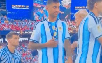 Głośno o zachowaniu piłkarza Argentyny. Tak potraktował Trumpa