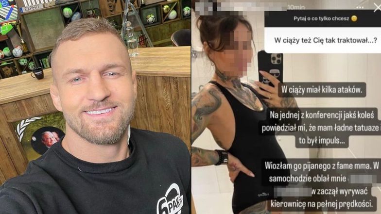 Kobieta Marcina Wrzoska oskarża go o przemoc. Jest odpowiedź