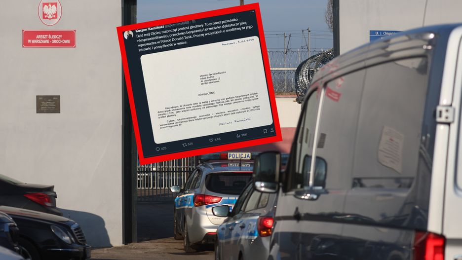 Syn Kamińskiego potwierdza głodówkę ojca