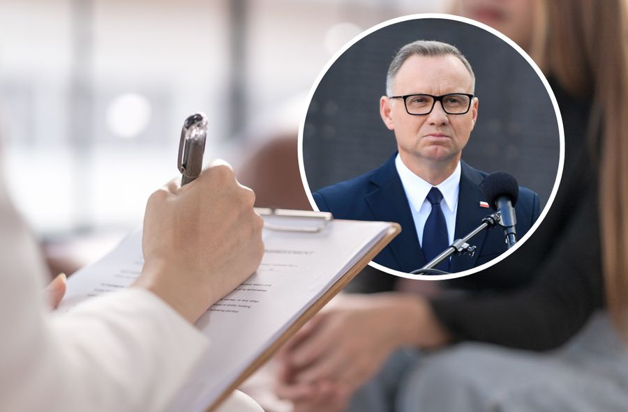Andrzej Duda zablokował ustawę dotyczącą pomocy psychologicznej 