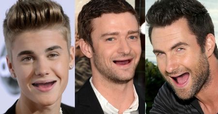 Bieber, Timberlake, Levine i inni BEZ ZĘBÓW!