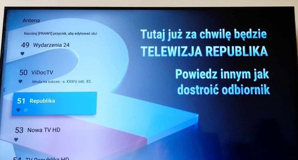 TV Republika już widoczna na MUX-8. „Jesteśmy gotowi nadawać nawet jutro”
