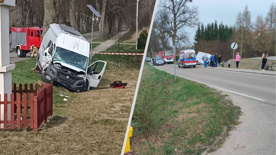 wypadek w Małdytach