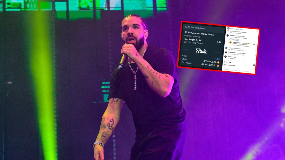 Drake przegrał ogromne pieniądze