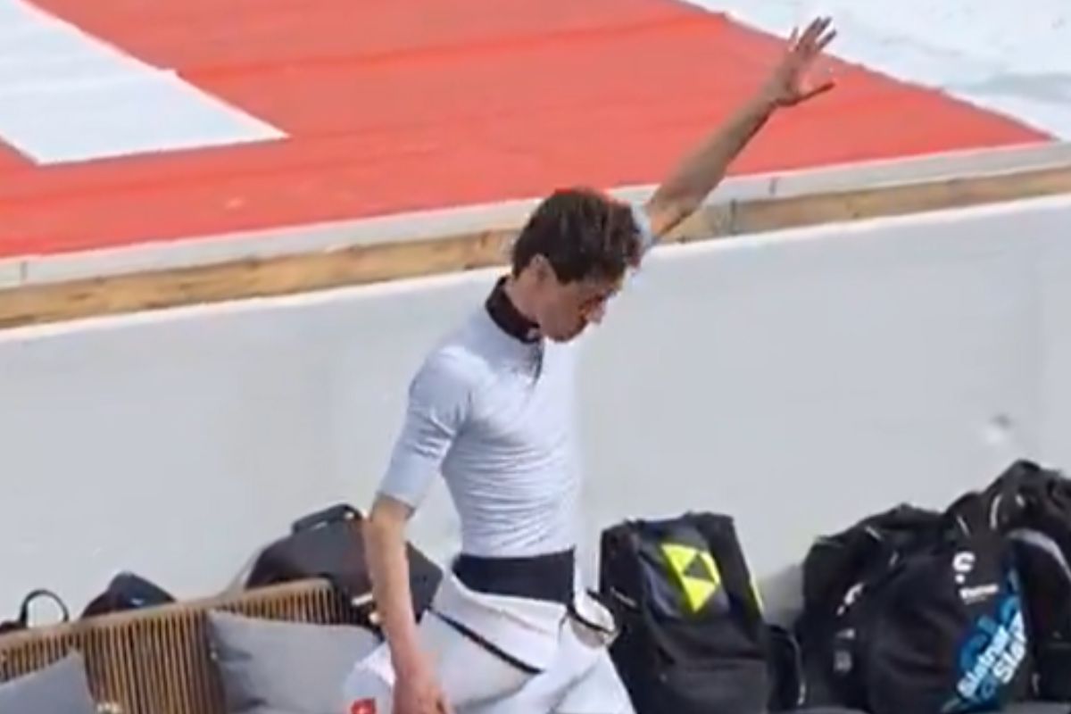 Tak zachował się Stoch po ostatnim skoku. Wideo obiegło sieć