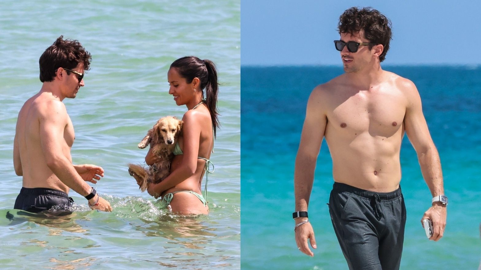 Charles Leclerc zabrał ukochaną w podróż poślubną do Miami