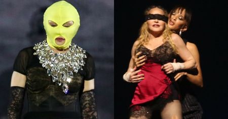 Madonna OBMACUJE I CAŁUJE półnagą tancerkę na scenie w Rio de Janeiro (ZDJĘCIA)