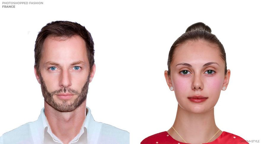 Jak wyglądają ideały piękna na świecie? Graficy przerobili portrety 11