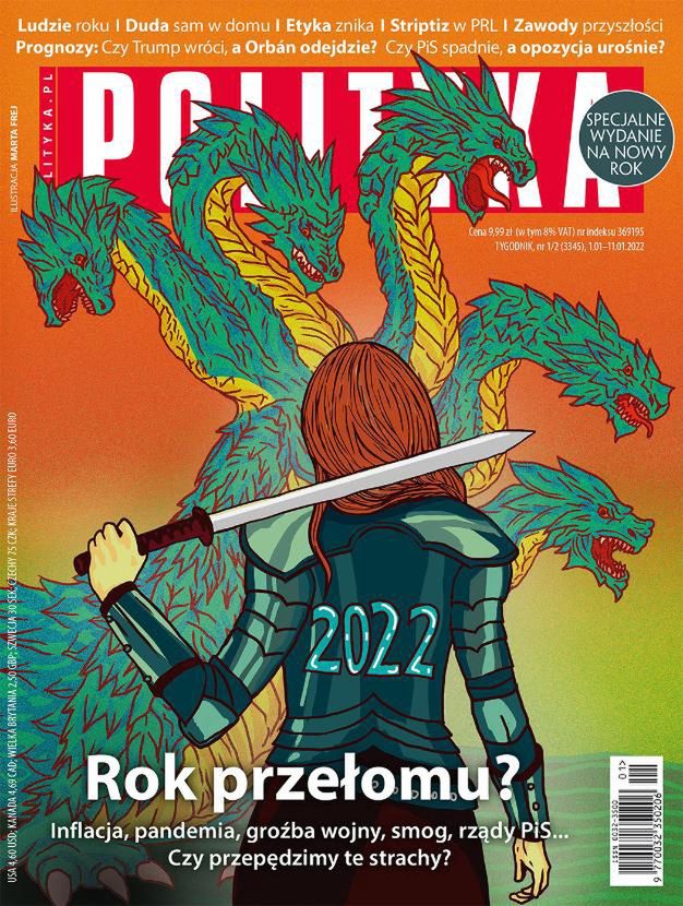 Okładka najnowszego wydania tygodnika "Polityka"