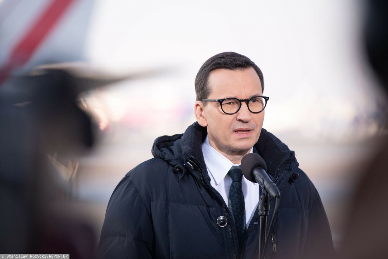 "Kompromitacja opozycji". Morawiecki o decyzji ws. Ukrainy