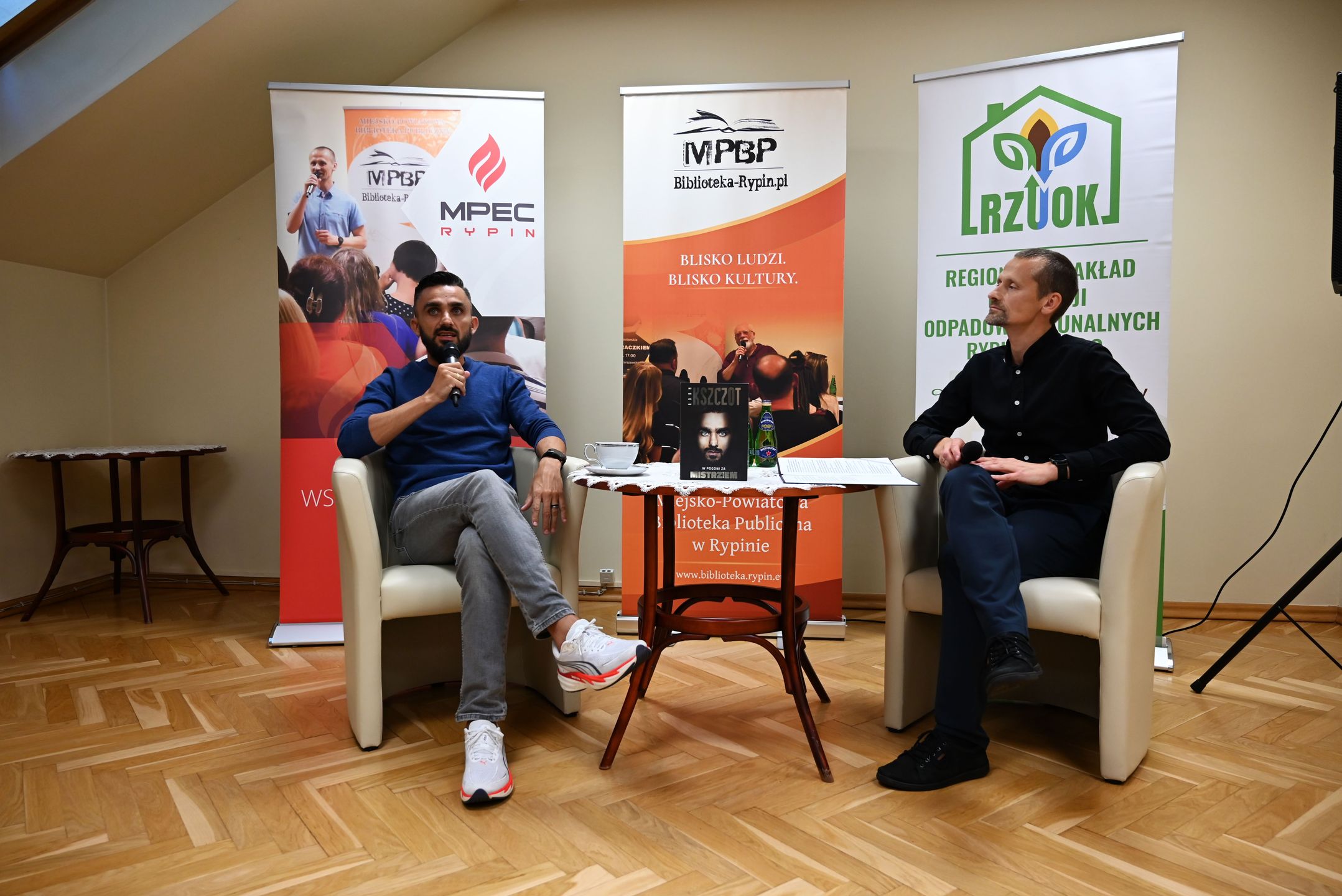 Adam Kszczot spotkał się z mieszkańcami i młodymi sportowcami