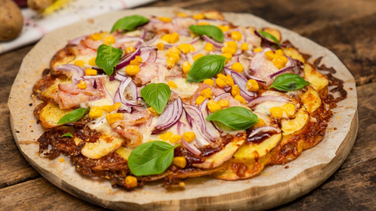 Pizza na ziemniaczanym spodzie