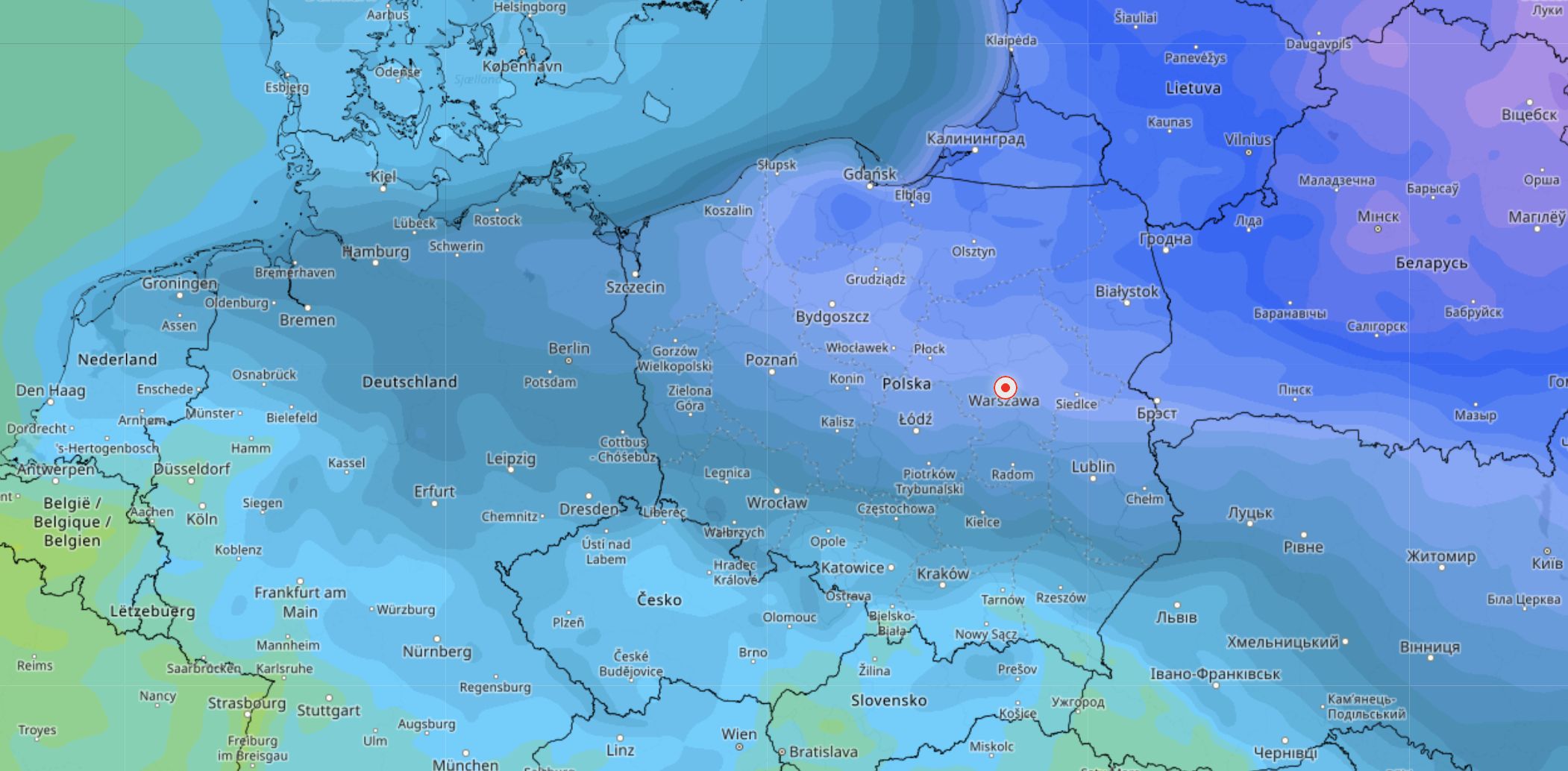 Oto prognoza na niedzielę - 25 stycznia