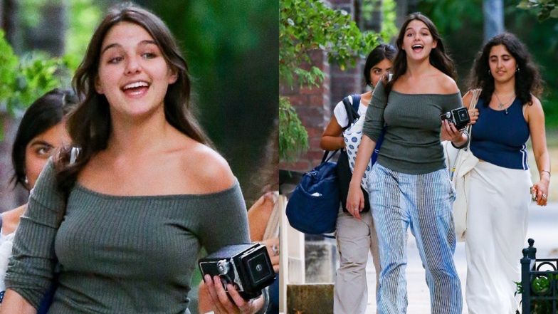 Suri Cruise na spacerze z koleżankami