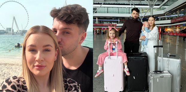 Andziaks i Luka wyjeżdżają na pierwsze wakacje z dwójką dzieci. Zapakowali się do walizek wartych KILKADZIESIĄT TYSIĘCY (FOTO)