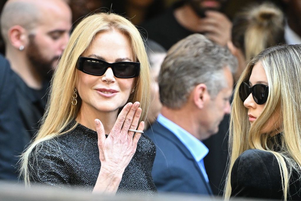 Nicole Kidman z córką podczas Tygodnia Mody w Paryżu