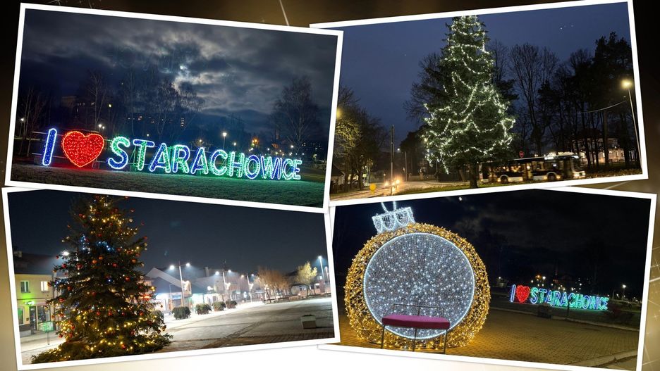 W Starachowicach pojawiły się pierwsze miejskie iluminacje świąteczne.