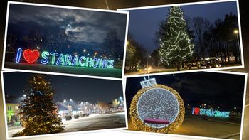 Starachowice: Pierwsze iluminacje świąteczne już się pojawiły