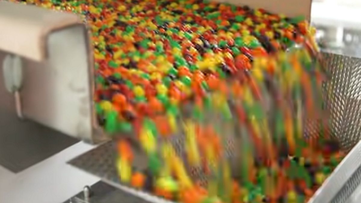 Produkcja Skittles