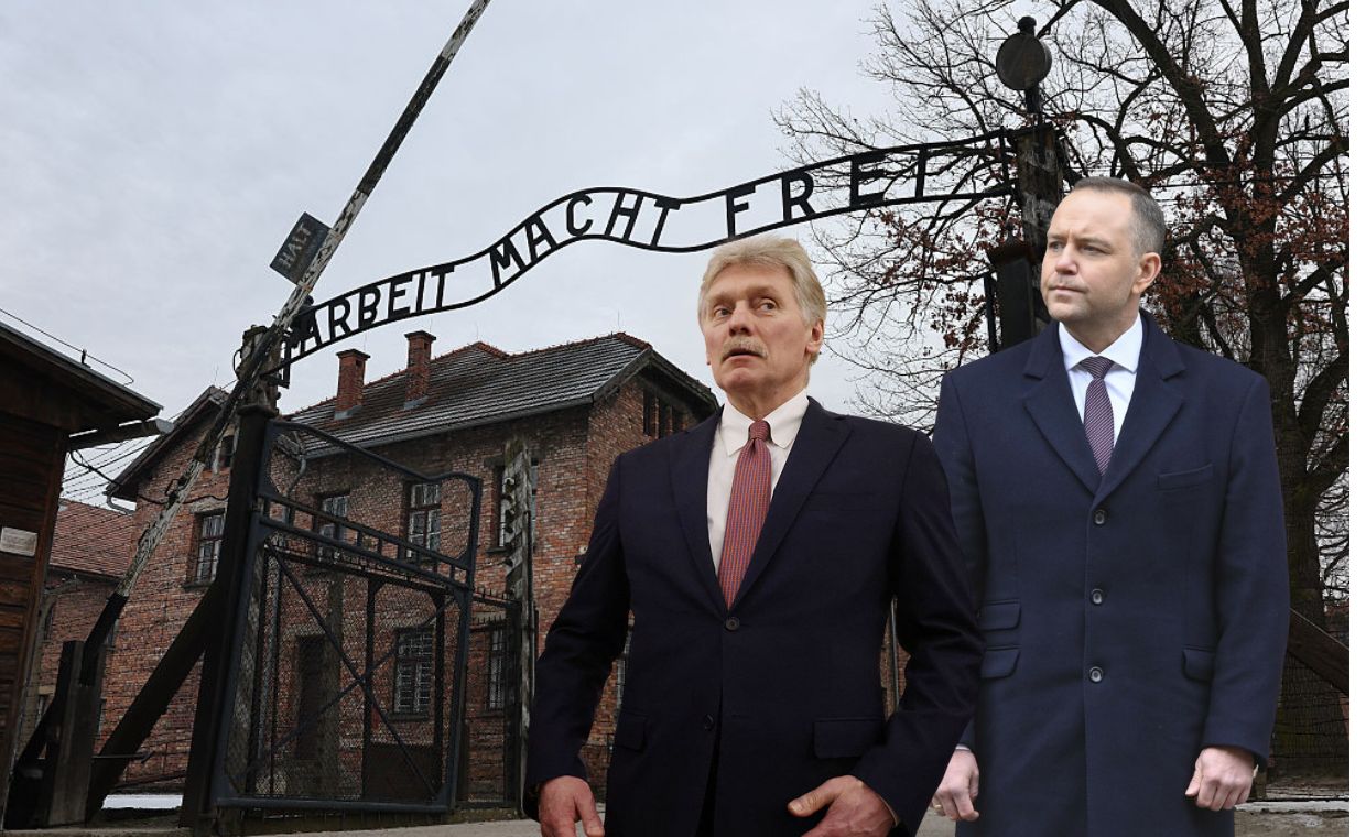 wiadomości,aktualności,WP Wiadomości Słowa Nawrockiego z Auschwitz dotarły na Kreml. 