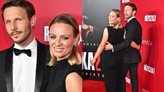 Magdalena Boczarska i Mateusz Banasiuk TULĄ SIĘ na premierze filmu (ZDJĘCIA)