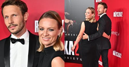 Magdalena Boczarska i Mateusz Banasiuk TULĄ SIĘ na premierze filmu (ZDJĘCIA)