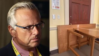 Na uczelni w USA wszczęto alarm. Wśród zabarykadowanych studentów córka dziennikarza TVN: "To zdjęcie wysłała mi przed chwilą"