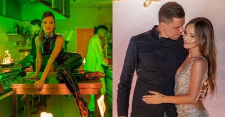 Wojciech Szczęsny zachwyca się "drapieżną" Mariną: "W tym kombinezonie można gotować JAJKA NA TWARDO"