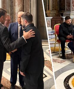 Twarzą w twarz w bazylice. Spotkanie Trump-Zełenski, są zdjęcia