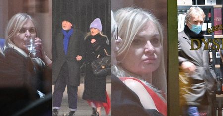Skwaszona Monika Olejnik sączy trunek na kolacji ze Zbigniewem Bońkiem (ZDJĘCIA)