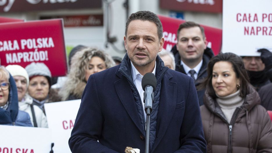 Rafa? Trzaskowski w ?om?y
16.01.2025 Lomza Wizyta kandydata na prezydenta RP Rafala Trzaskowskiego w Lomzy fot Marek Maliszewski/REPORTER
N/z Rafal Trzaskowski
Marek Maliszewski/REPORTER