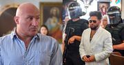 Najman na święceniu aut Krzysztofa Rutkowskiego. Do kościoła zabrał żonę