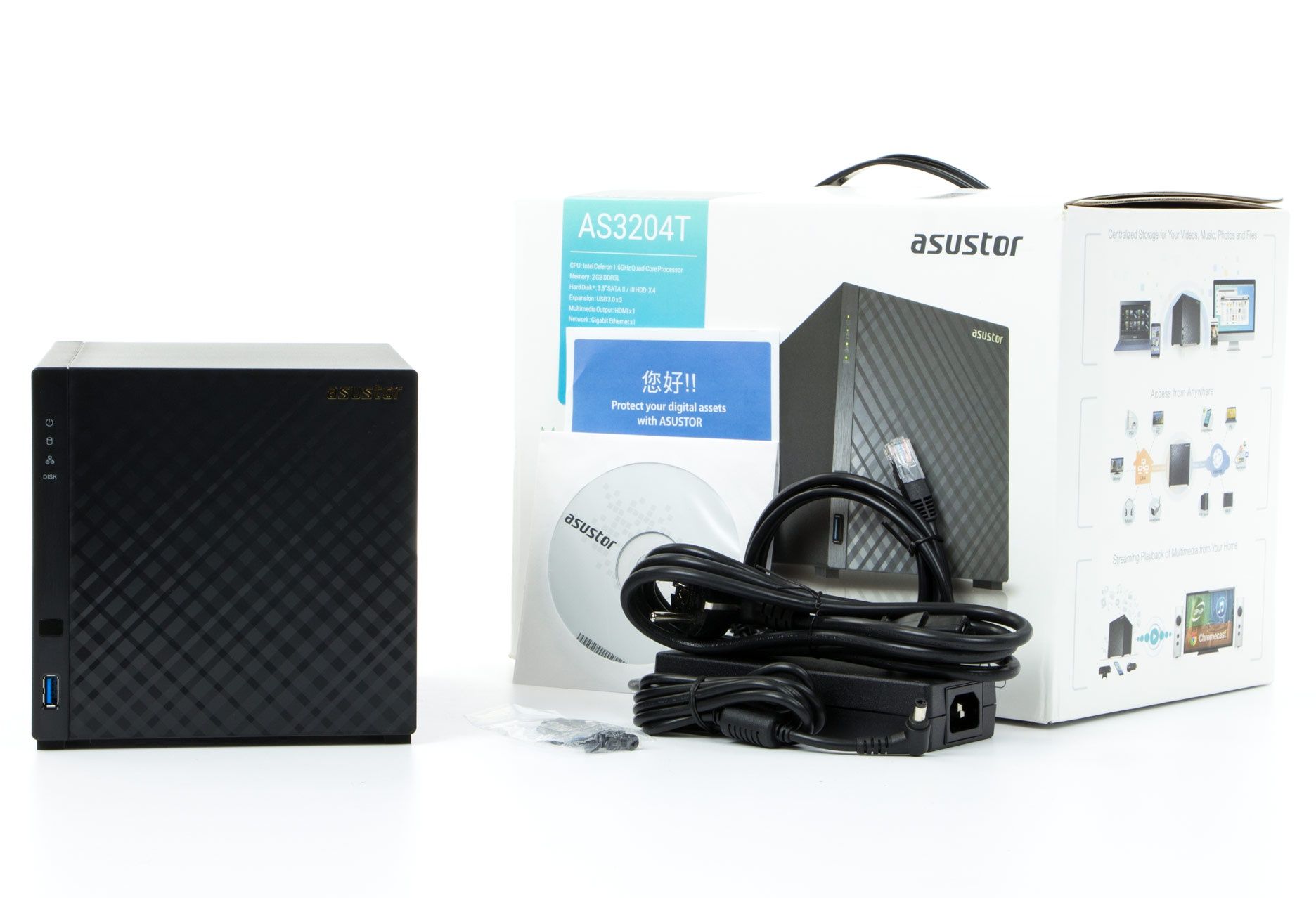 Zestaw Asustor AS3204T