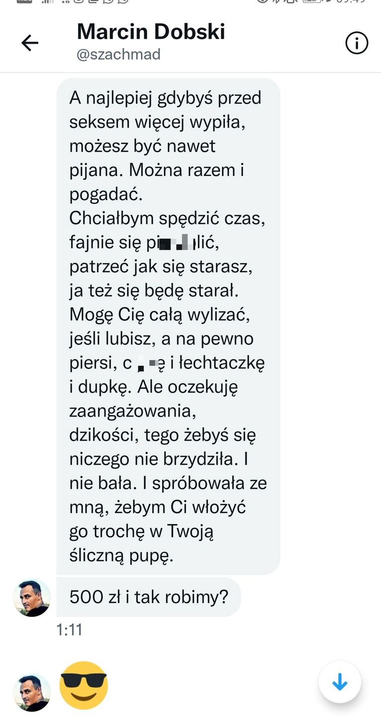 Konserwatywny dziennikarz Marcin Dobski i jego podryw