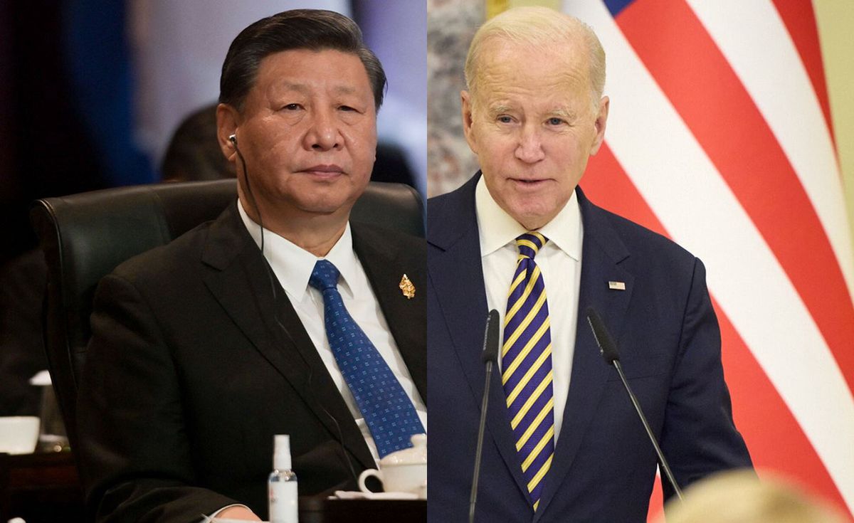 Przywódca Chin Xi Jinping dostał wyraźny sygnał od prezydenta USA Joe Bidena w sprawie Ukrainy