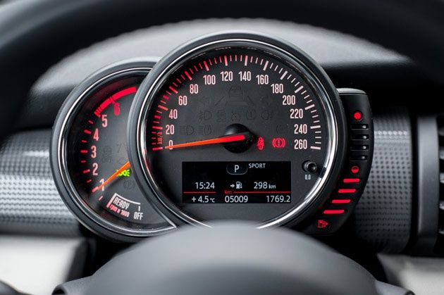 Mini Cooper - zegary