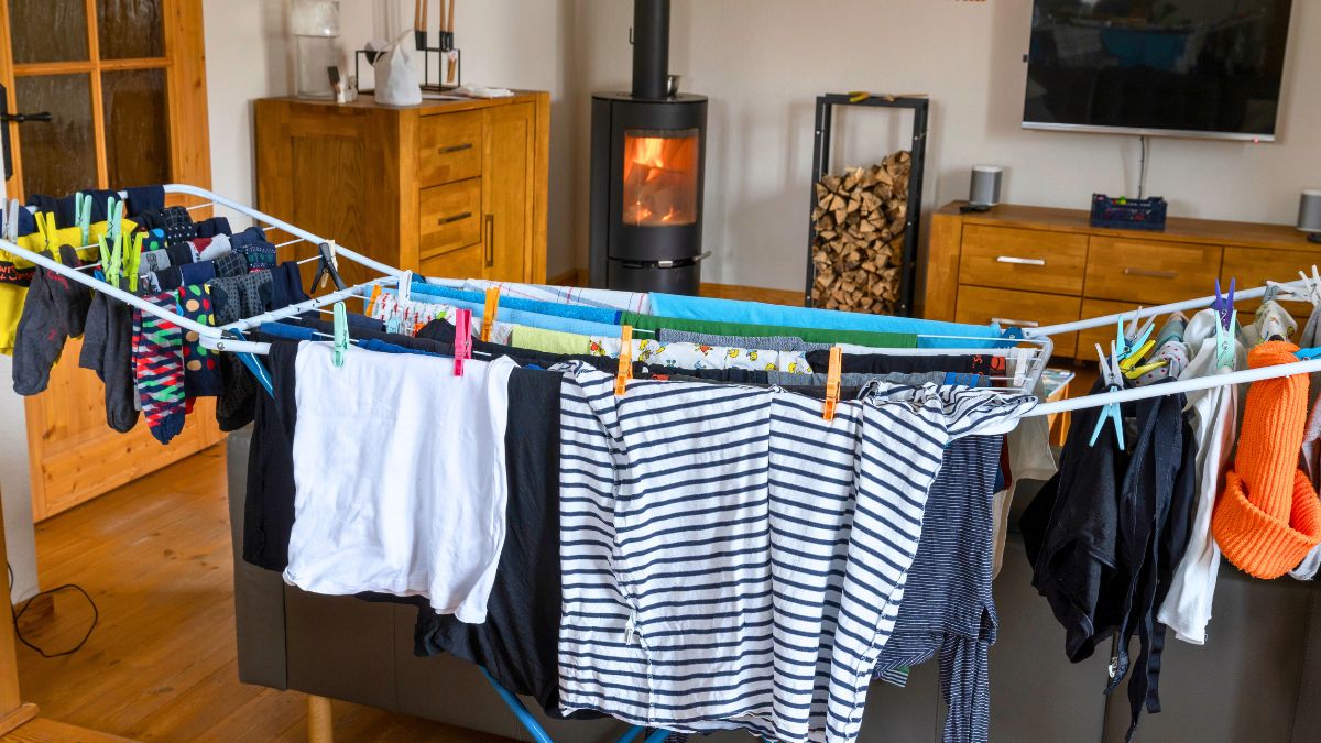 Suszenie prania w domu to nie najlepszy pomysł 