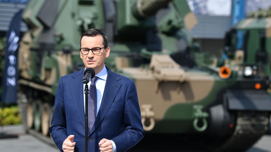 Mateusz Morawiecki
Kielce, 08.09.2022. Premier Mateusz Morawiecki podczas konferencji prasowej towarzysz�cej wizycie na XXX Mi�dzynarodowym Salonie Przemys�u Obronnego w Kielcach, 8 bm. (jm) PAP/Piotr Polak
Piotr Polak
30 30., bro�, konferencja, Mi�dzynarodowy Salon Przemys�u Obronnego, MSPO, obrony, polityk, polityka, prasowa, premier, wizyta krajowa, XXX