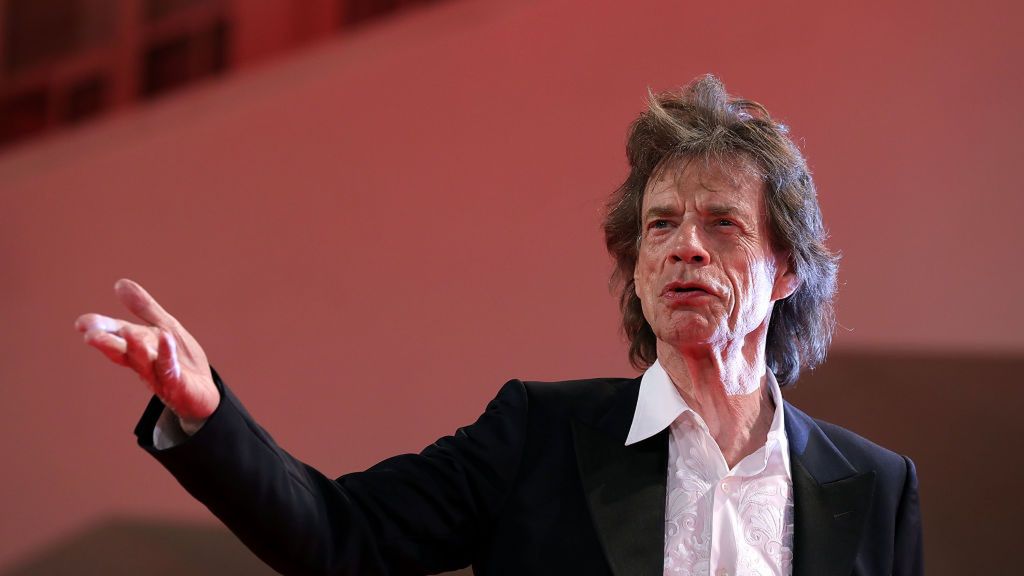 Mick Jagger podczas Festiwalu w Wenecji