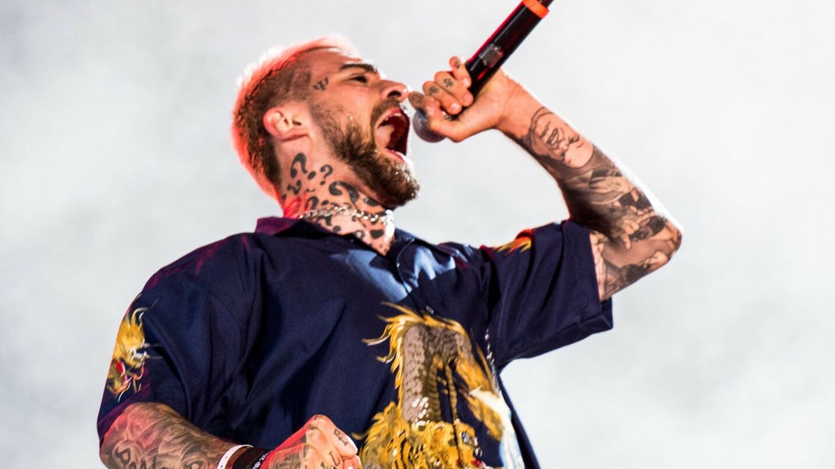 Reporter baza 2020-06-a06.07.2018 Gdynia, Babie Doly  Open'er Festiwal 2018 - dzien 3   n/z koncert Taconafide, czyli Taco Hemingwaya i Quebonafide  Pawel Skraba/REPORTERPawel Skraba/REPORTER